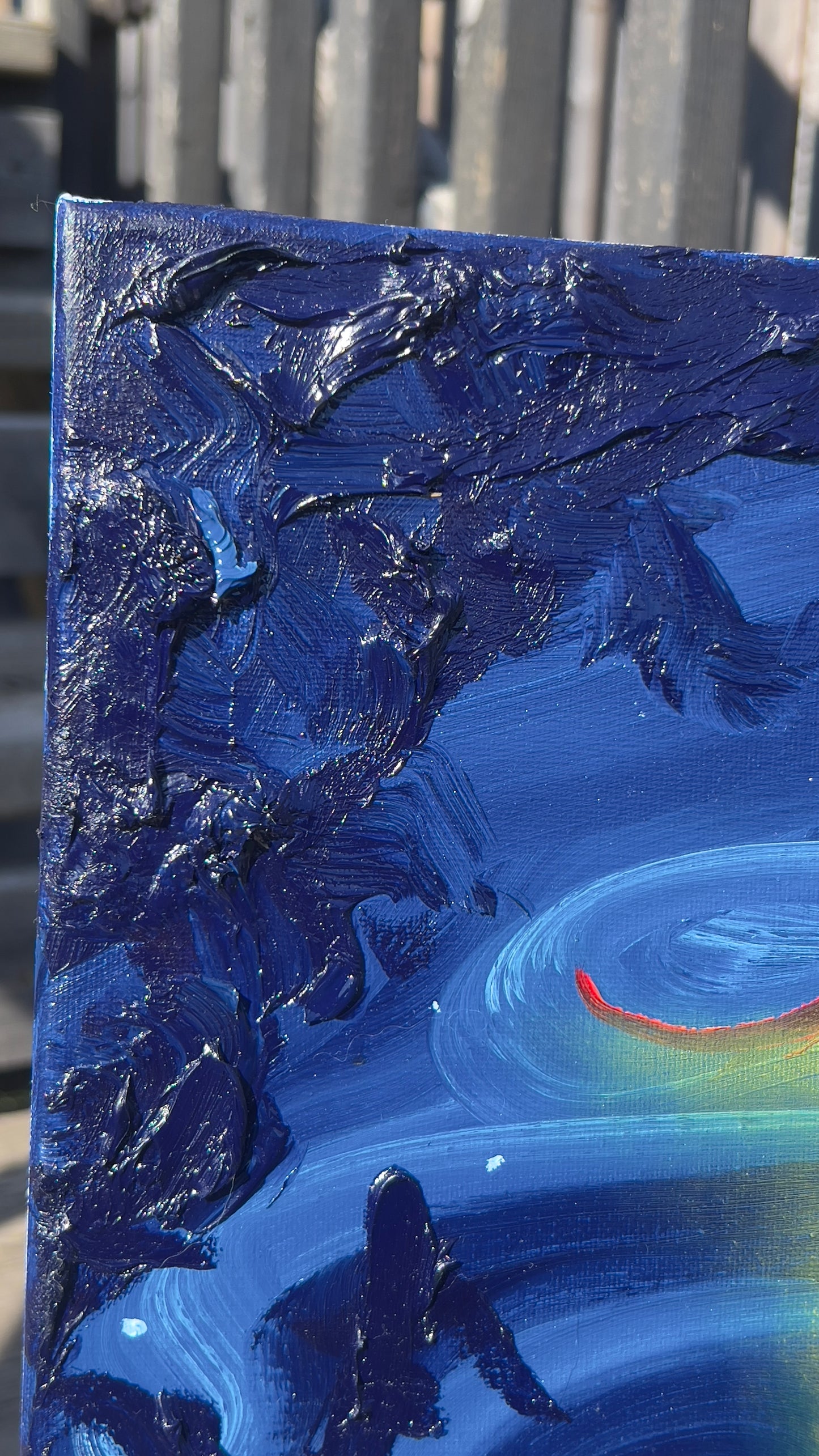 "In The Deep" 36 x 48 inch Original Oil Painting