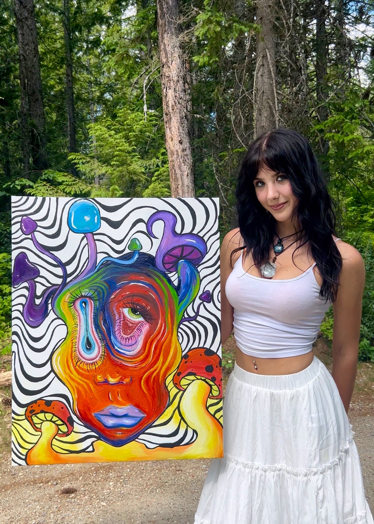 "Mycelium Mind"-Original Oil Painting