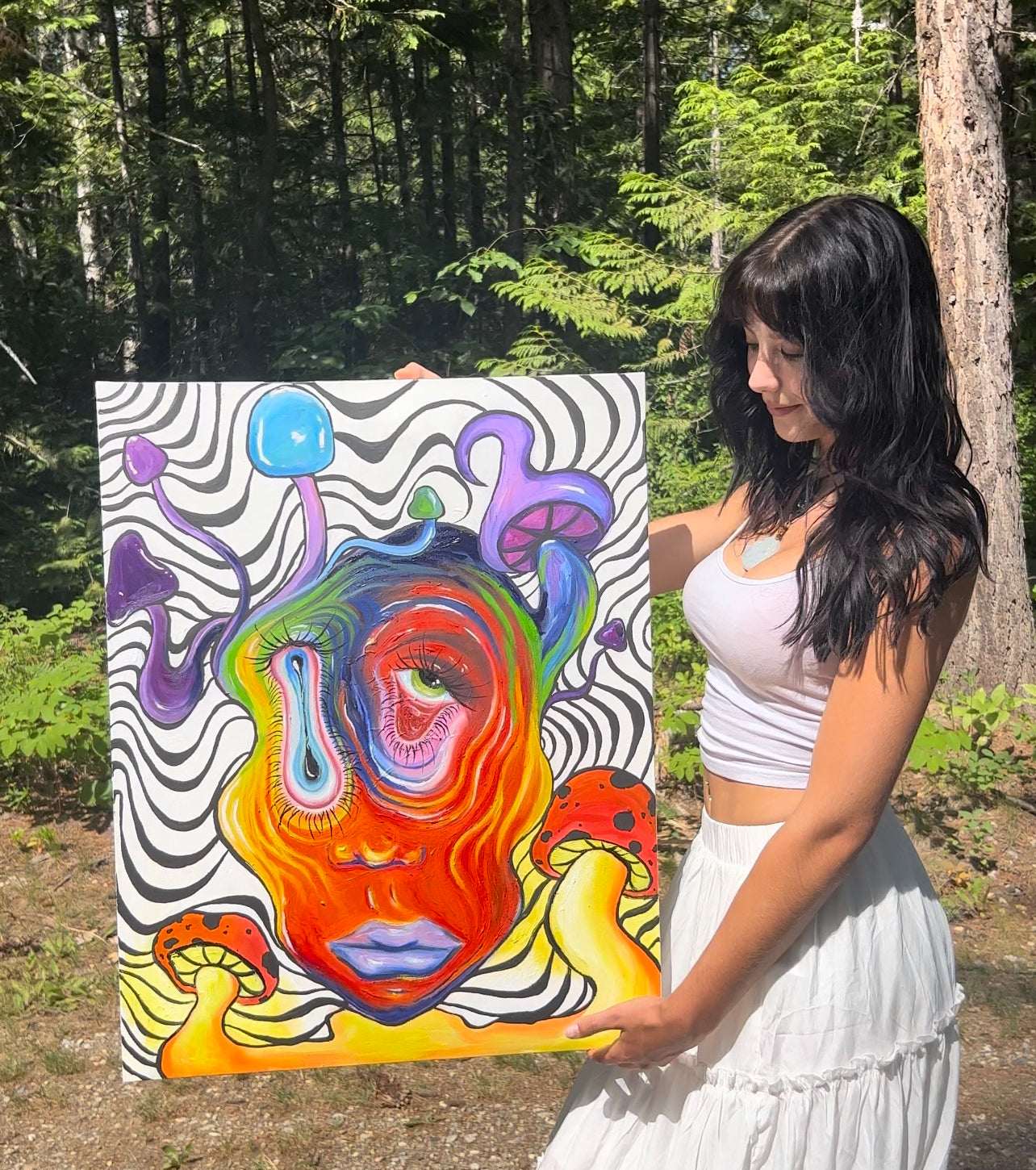 "Mycelium Mind"-Original Oil Painting