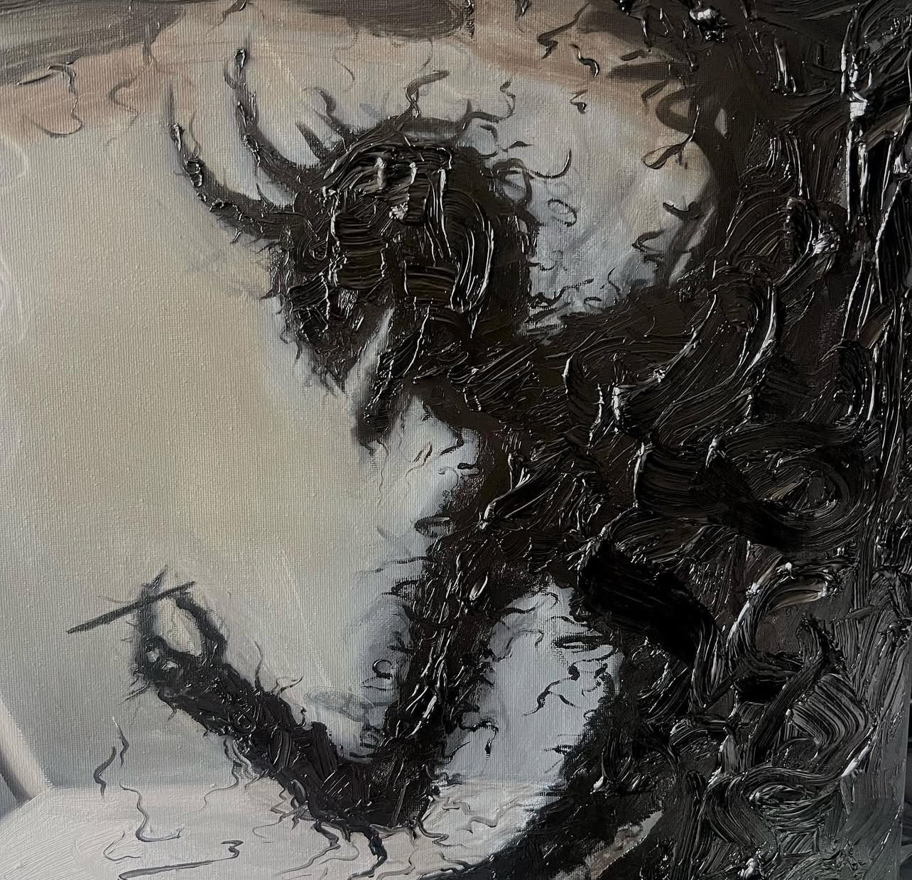 "Facing Your Inner Demon" – Original Oil Painting & Limited Edition Prints