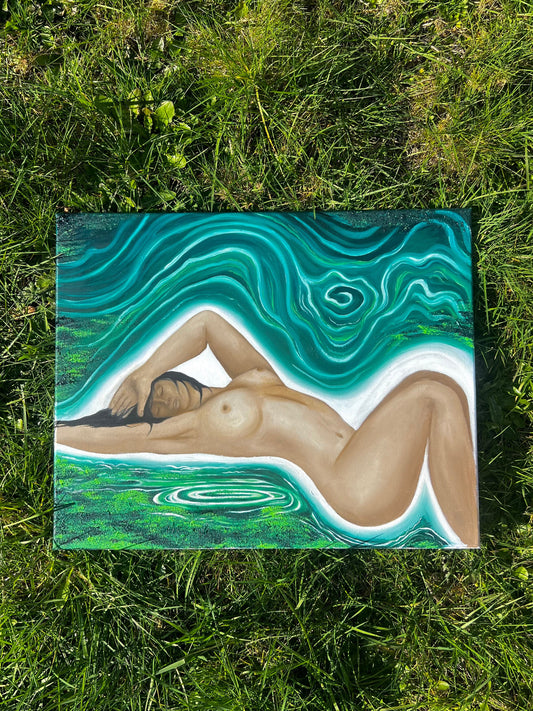 “Held by the Earth” – Original Oil Painting on Canvas (16” x 24”)