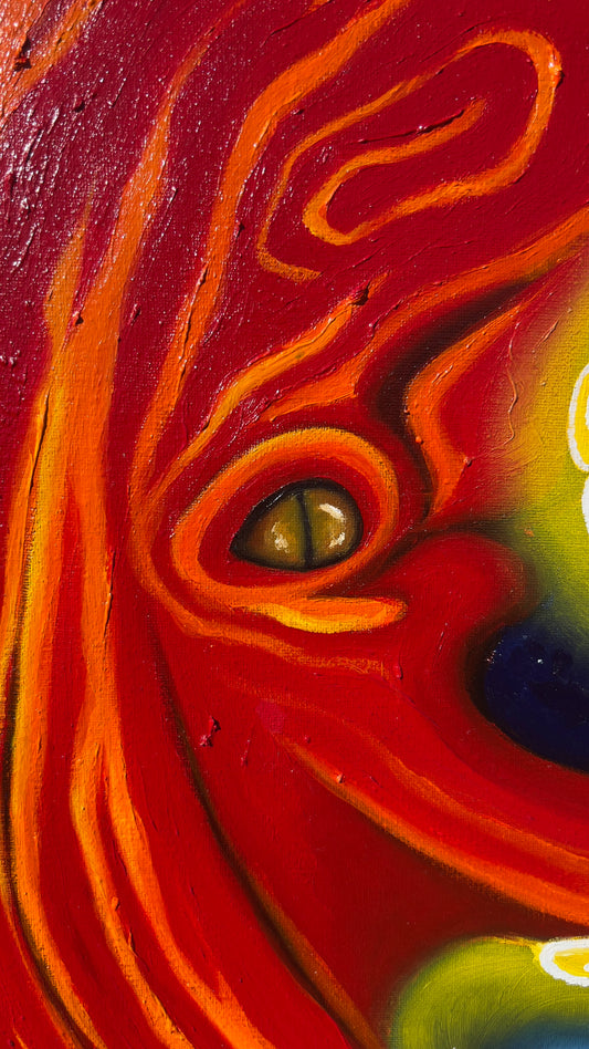 "In The Deep" 36 x 48 inch Original Oil Painting