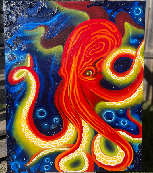 "In The Deep" 36 x 48 inch Original Oil Painting
